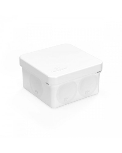 Коробка распред. для прям. монтажа двухкомп. безгал. (HF) белая 70х70х40 (150шт/кор) Промрукав (60-0200-9003) в Хасавюрте Распределительные коробки Pintop.ru