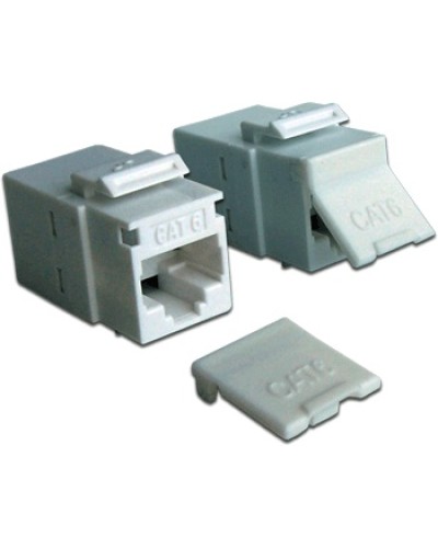 Повторитель портов RJ-45, неэкранированный, кат.6, формата Keystone, белый LANMASTER LAN-KCP45U6-WH в Хасавюрте Проходные адаптеры Pintop.ru