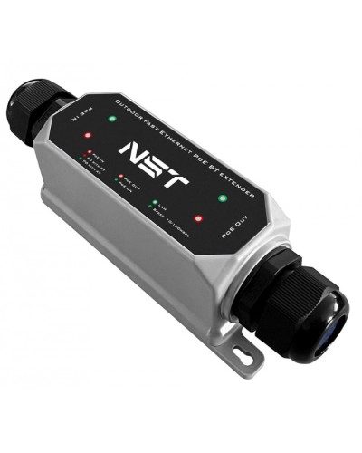 Уличный Ultra PoE удлинитель Fast Ethernet до 250м на 1 порт NST NS-EX-1FP/W в Хасавюрте Дополнительное оборудование для сетей Pintop.ru