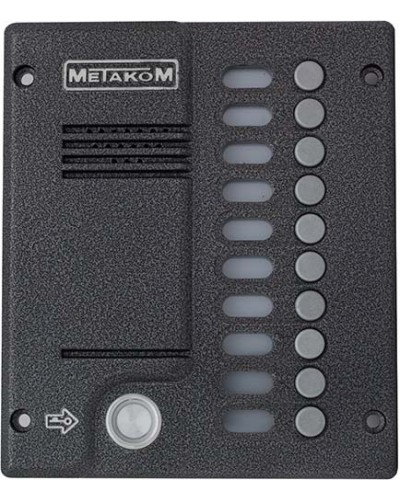 Блок вызова домофона Метаком MК10.2-TM4EVN в Хасавюрте Вызывные видеопанели малоабонентные Pintop.ru