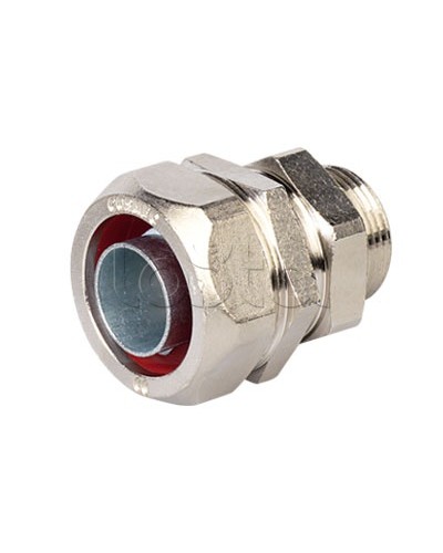 Муфта поворотная металлорукав-коробка DN 15,М20х1,5,наружная резьба DKC 6014-20G в Хасавюрте Повороты, муфты, тройники Pintop.ru