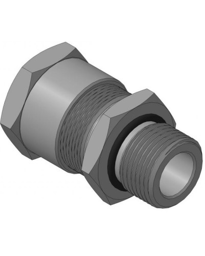 Кабельный ввод с резьбой G1/2 мм для открытой прокладки кабеля с проходным диаметром d=8-12 мм Спектрон КВН-ЕХЕ-12-Н-G1/2 в Хасавюрте Аксессуары для кабель-канала Pintop.ru