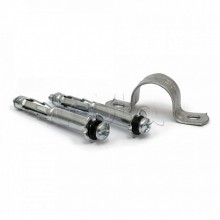 Комплекты для крепления ОКЛ с использованием дюбеля Молли М4х54 и скобы СМД 19-20 (100 шт) Промрукав