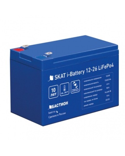 АКБ Бастион Skat i-Battery 12-26 LiFePo4 в Хасавюрте Электротехническое оборудование Pintop.ru