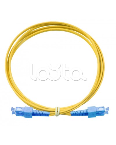 Патч-корд дуплексный 2*9/125 SC-SC, 1м Eurolan (41F-S2-SC-SC-01) в Хасавюрте Патч-корды и пигтейлы Pintop.ru