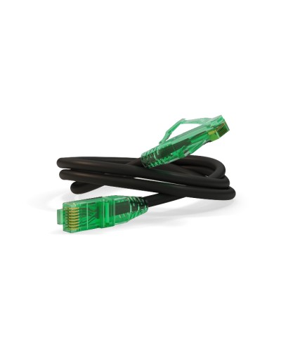 Патч-корд Hyperline PC-LPM-UTP-RJ45-RJ45-C6a-0.5M-LSZH-BK в Хасавюрте Патчкорды (медные) Pintop.ru