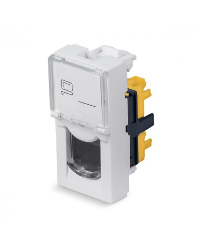 Модуль Keystone Jack RJ-45(8P8C), 180 градусов, категория 6a Cabeus (KJ-RJ45-Cat.6a-180T-FP-L-22,5) в Хасавюрте Модули Keystone Pintop.ru