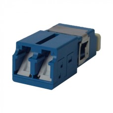 Адаптер оптический LC SM, со шторкой, корпус SC, дуплексный LANMASTER (LAN-2LCS/SH-AM-SM)