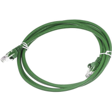 Патч-корд RJ45 - RJ45, 4 пары, UTP, категория 5е, 1.5 м, зеленый, LSZH LANMASTER LAN-PC45/U5E-1.5-GN