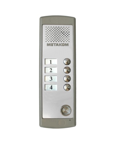 Блок вызова домофона Метаком MK4-K-TM в Хасавюрте Блоки вызова многоабонентные Pintop.ru