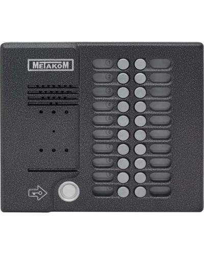Блок вызова домофона Метаком MK20.2-TM4EV в Хасавюрте Вызывные видеопанели малоабонентные Pintop.ru