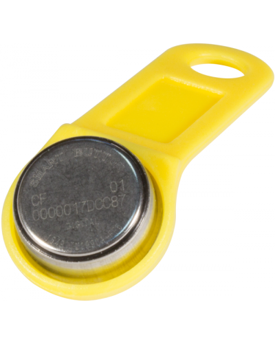 Ключ Tantos TM1990A iButton TS (жёлтый) в Хасавюрте Дополнительное оборудование для СКУД Pintop.ru