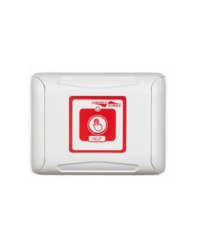 Влагозащищенная радиокнопка вызова Hostcall MP-411W2 в Хасавюрте Система оповещения и трансляции Hostcall Pintop.ru