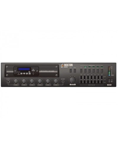 Микшер-усилитель 600 Вт ROXTON MX-600 в Хасавюрте Система оповещения и трансляции Roxton Pintop.ru