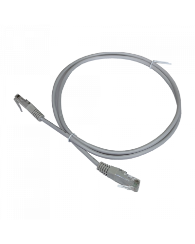 Патч-корд 2-х парный UTP кат.5e, с заливными колпачками, 0.5 м, серый TWT (TWT2-45-45-0.5-GY) в Хасавюрте Патчкорды (медные) Pintop.ru