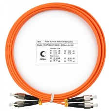 Шнур оптический duplex FC-FC 62,5/125 mm 3м LSZH Cabeus FOP-62-FC-FC-3m