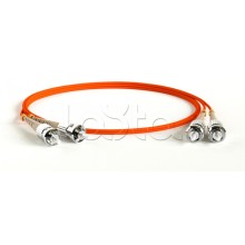 Патч-корд волоконно-оптический Hyperline FC-D2-50-ST/PR-ST/PR-H-3M-LSZH-OR