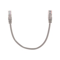 Патч-корд U/UTP, CAT 5e, RJ45-RJ45, 26AWG, LSZH, серый, 0,3м REXANT 02-0100-03