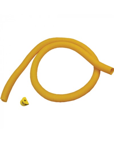 Гофротруба 42 мм для кабельного спуска, с разрезом, 3 метра, желтая LANMASTER (LAN-OT-TUBE-42) в Хасавюрте Аксессуары для лотков Pintop.ru
