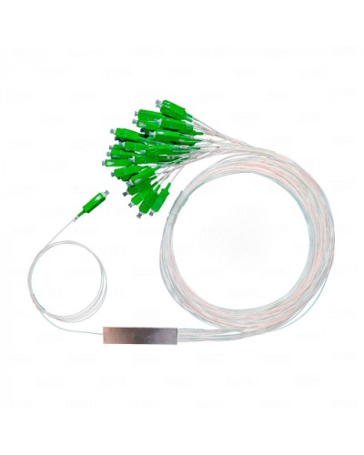 Разветвитель план 1х32 окон SC/APC 9/125 вывод 1,5м буфер 0.9мм 1260/1650 Cabeus (FCT-PLC-1/32-9-SC/A-1.5-0.9) в Хасавюрте Оптические разветвители (сплиттеры) Pintop.ru