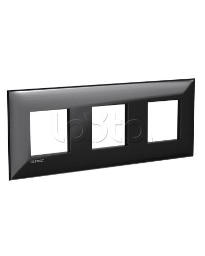 Рамка ARTLEBEDEV Черный квадрат Avanti, 6 мод. DKC 4402906 в Хасавюрте Аксессуары для лотков Pintop.ru