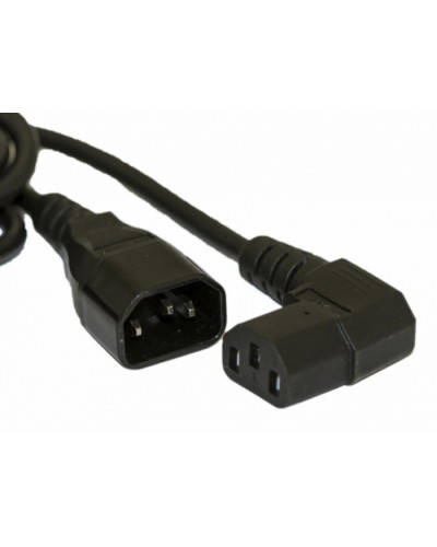 Кабель питания монитор-компьютер Hyperline PWC-IEC13A-IEC14-5.0-BK в Хасавюрте Коннекторы Pintop.ru