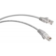 Патч-корд UTP, категория 5e, 0.3 м, LSZH, неэкранированный, серый Cabeus PC-UTP-RJ45-Cat.5e-0.3m-LSZH
