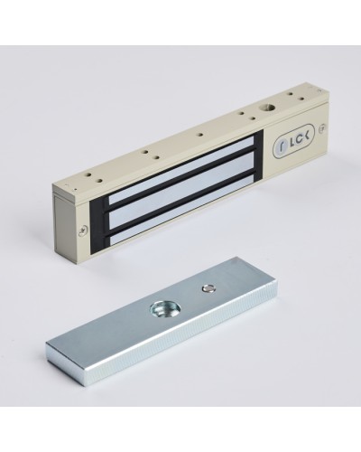 R-Lock RL-EM180-00G - Электромагнитный замкок, 180кг, DC12/24B, цвет корпуса серый, RAL7032 (галечный серый) в Хасавюрте Электромагнитные замки Pintop.ru