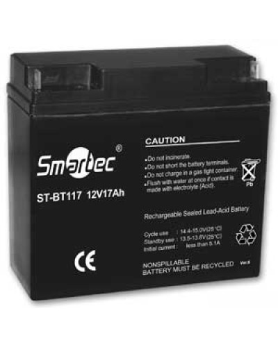 Аккумулятор свинцово-кислотный Smartec ST-BT117 в Хасавюрте Электротехническое оборудование Pintop.ru