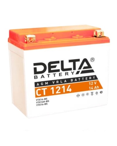 Аккумулятор АКБ 12 - 14 Delta CT 1214 в Хасавюрте Электротехническое оборудование Pintop.ru