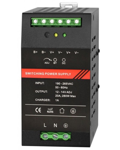 Блок питания Smartec ST-PS120BDU-BK в Хасавюрте Дополнительное оборудование для СКУД Pintop.ru