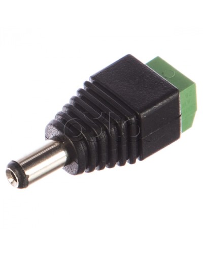 Разъем питания штекер 2.1х5.5 с клеммной колодкой (50шт/уп) REXANT 14-0314 в Хасавюрте Коннекторы Pintop.ru