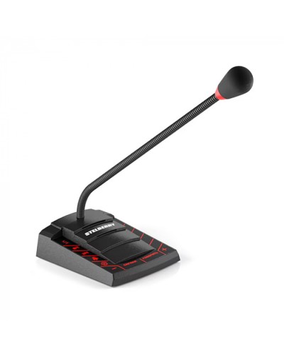 Пульт громкого оповещения STELBERRY F-702 в Хасавюрте Микрофонные консоли и микрофоны Pintop.ru