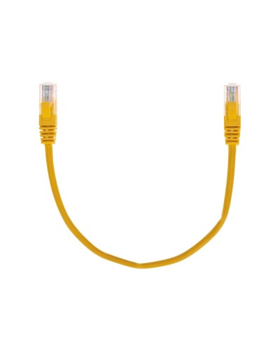 Патч-корд U/UTP, CAT 5e, RJ45-RJ45, 26AWG, LSZH, желтый, 0,3м REXANT 02-0105-03 в Хасавюрте Патчкорды (медные) Pintop.ru
