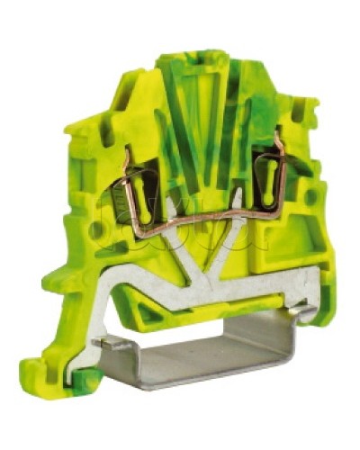 Зажим для заземления, 1,5 кв.мм желто-зеленый DKC ZHT400 в Хасавюрте Держатели, клипсы, скобы Pintop.ru