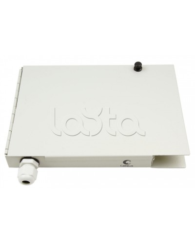 Бокс оптический настенный 19 на 8 SC/LC портов Cabeus JJT-8-SC в Хасавюрте Кросс оптический Pintop.ru