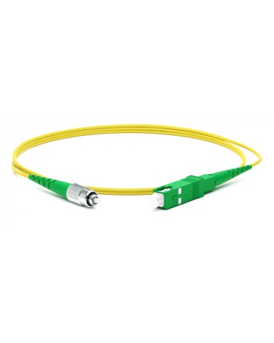 Патч-корд волоконно-оптический Hyperline FC-S2-9-LC/AR-SC/AR-H-3M-LSZH-YL в Хасавюрте Патч-корды оптические Pintop.ru