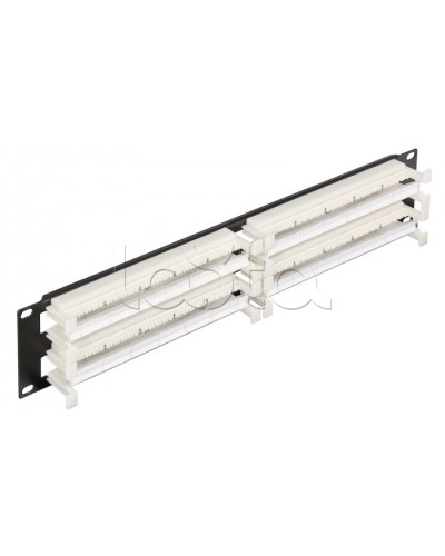 Патч-панель 2U 200 пар NIKOMAX (NMC-RB110-200) в Хасавюрте Кроссовое оборудование тип 110 Pintop.ru