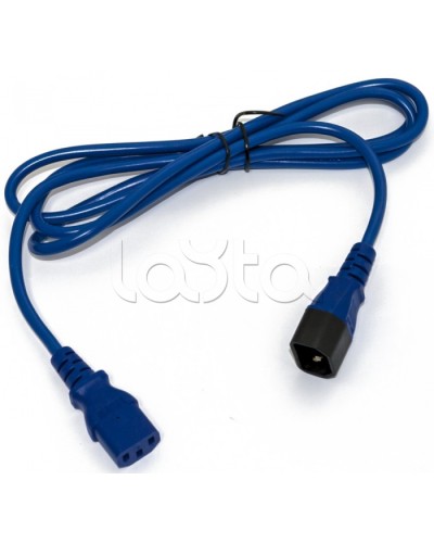 Кабель питания монитор-компьютер Hyperline PWC-IEC13-IEC14-3.0-BL в Хасавюрте Патч-корды и пигтейлы Pintop.ru