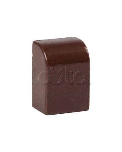 Заглушка (15х10) (4 шт) темное дерево EKF-Plast (ecd-15-10x4) в Хасавюрте Аксессуары для кабель-канала Pintop.ru