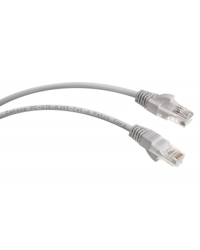 Шнур коммутационный 2xRJ-45/8P8C U/UTP кат.6 (0,5 м) Cabeus PC-UTP-RJ45-Cat.6-0.5m в Хасавюрте Патчкорды (медные) Pintop.ru