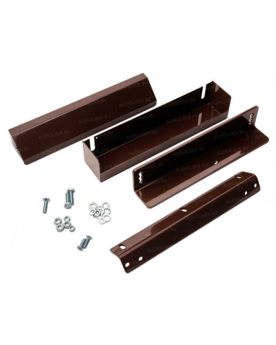 Комплект монтажный для замка ALM-200P ALeko МК 200-IN (коричневый) в Хасавюрте Дополнительное оборудование для СКУД Pintop.ru