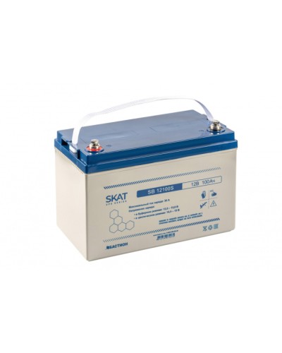 Аккумулятор свинцово-кислотный Бастион SKAT SB 12100S в Хасавюрте Электротехническое оборудование Pintop.ru