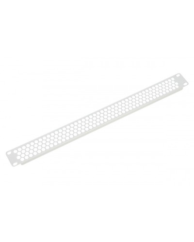 Фальшпанель в шкаф 19 1U перфорированная ЦМО ФП-1.4-9005 в Хасавюрте Аксессуары для стоек и шкафов Pintop.ru