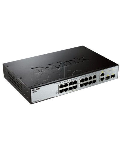 Управляемый L2 коммутатор с 16 портами 10/100Base-TX и 2 комбо-портами 100/1000Base-T/SFP D-Link DES-3200-18_RFB/A1 в Хасавюрте Коммутаторы Pintop.ru