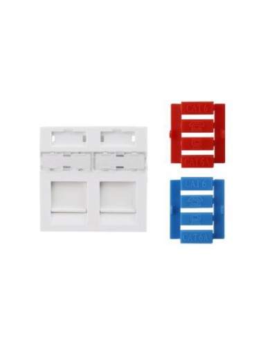 Вставка 45x45 (аналог Mosaic) Hyperline SIP3-2K-M45-45 в Хасавюрте Аксессуары для стоек и шкафов Pintop.ru