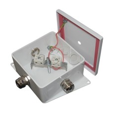 Коробка монтажная огнестойкая Гефест КМ-О (6к)-IP66 четыре ввода 120х120