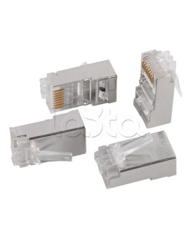 Разъём RJ-45 FTP для кабеля SOLID кат.6 ITK CS3-1C6FS в Хасавюрте Коннекторы и разъемы Pintop.ru