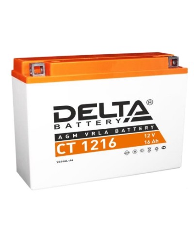 Аккумулятор АКБ 12 - 16 Delta CT 1216* в Хасавюрте Электротехническое оборудование Pintop.ru