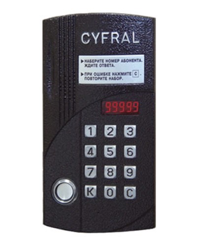Блок вызова аудиодомофона на 20 абонентов Цифрал CCD-20/TCVС в Хасавюрте Блоки вызова многоабонентные Pintop.ru
